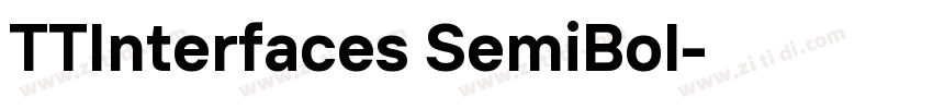 TTInterfaces SemiBol字体转换